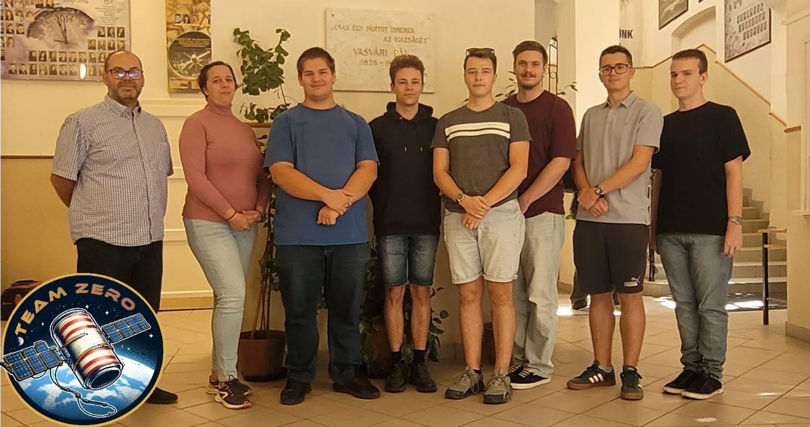 Group photo of the team with our mentors